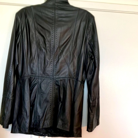 Jones New York genuine leather women’s jacket size L - Picture 2 of 9